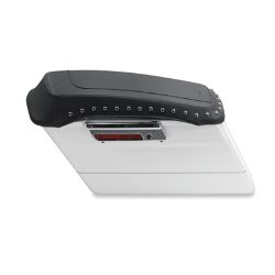 SADDLEBAG LID COVERS BLACK PEARL CENTERED STUDDED